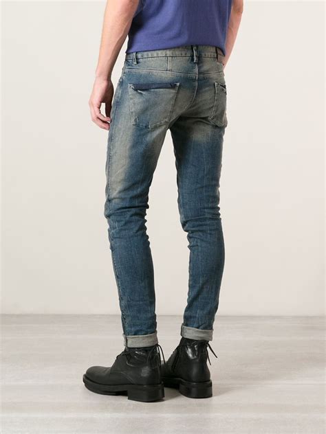 mens armani skinny jeans